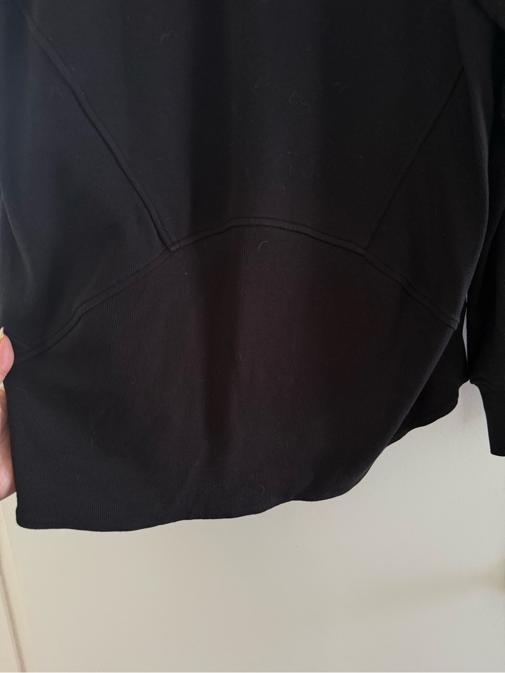 Lululemon Scuba Oversized Funnel-Neck Half Zip Long Black - M/L - Picture 13 of 15
